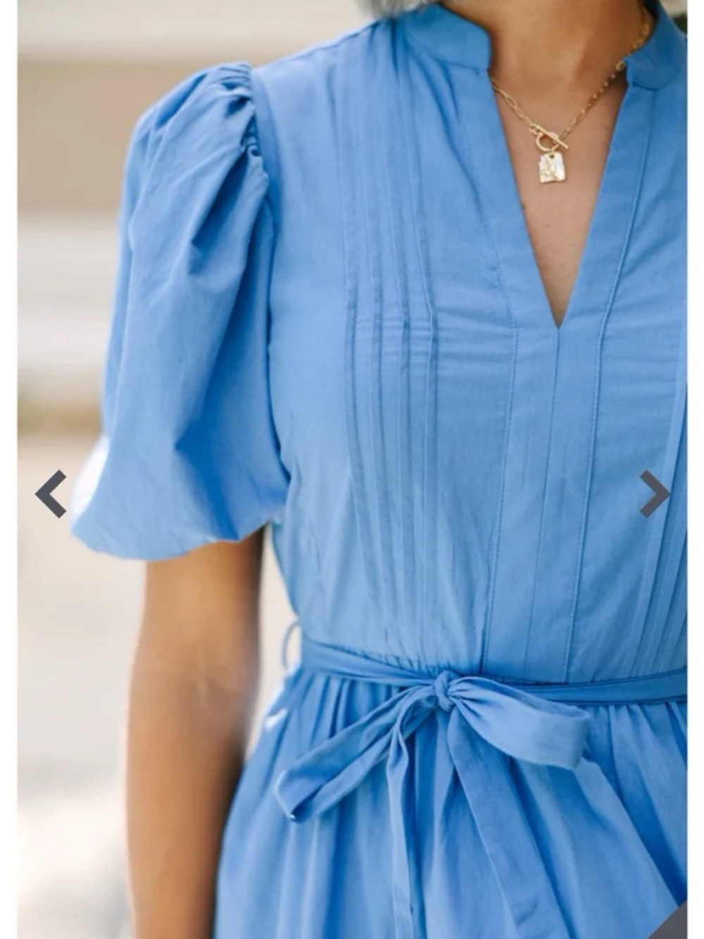 Pinch: On Our Mind Blue Midi Dress size XL - Picture 6 of 12